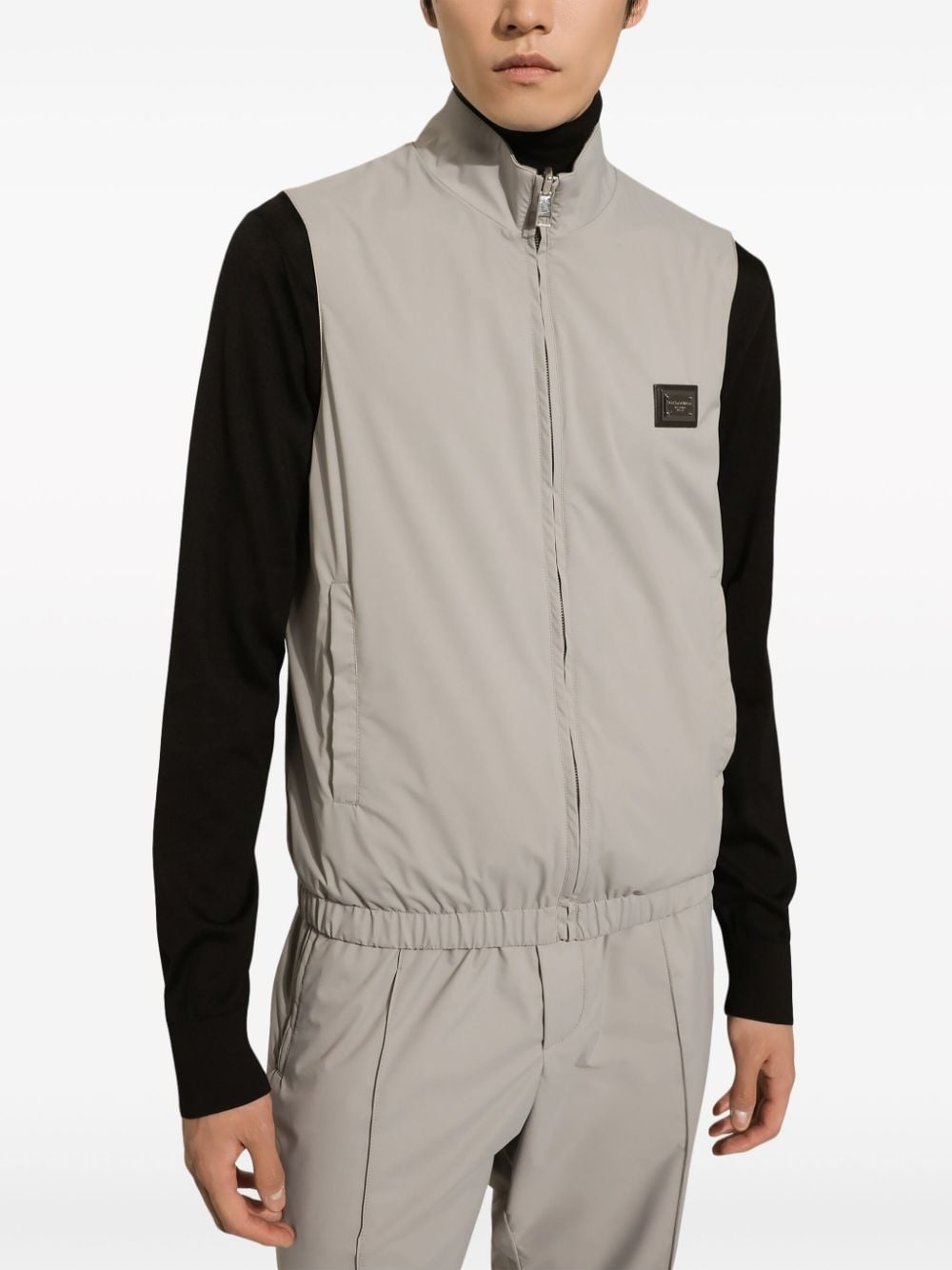 logo-plaque reversible gilet - 5