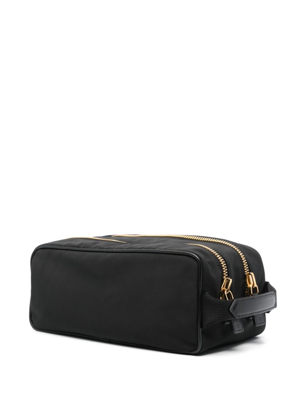 logo-patch wash bag - 2