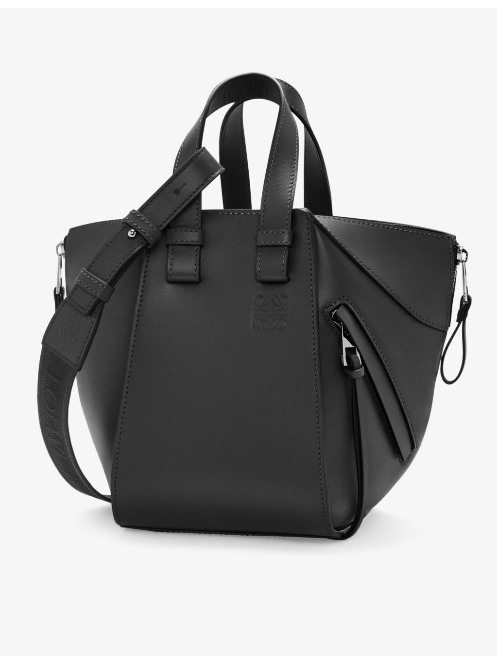 Hammock Compact leather top-handle bag - 4