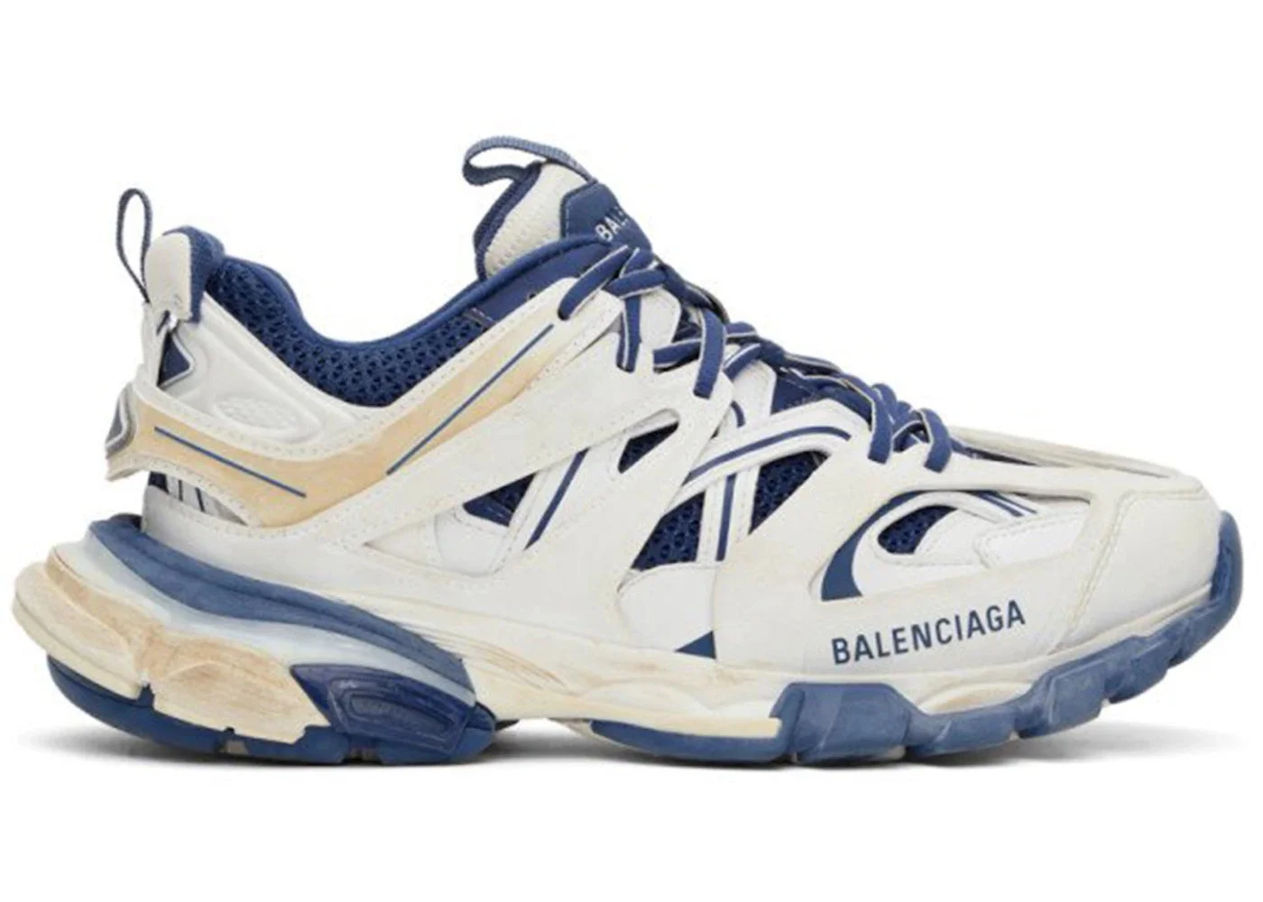 Balenciaga Track Worn Out White Blue (Women's) - 1