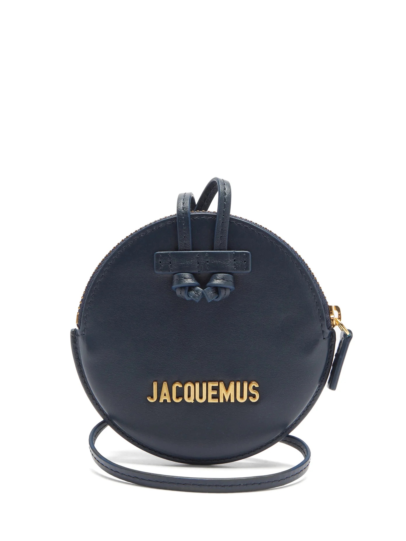 Le Pitchou mini round leather bag - 1