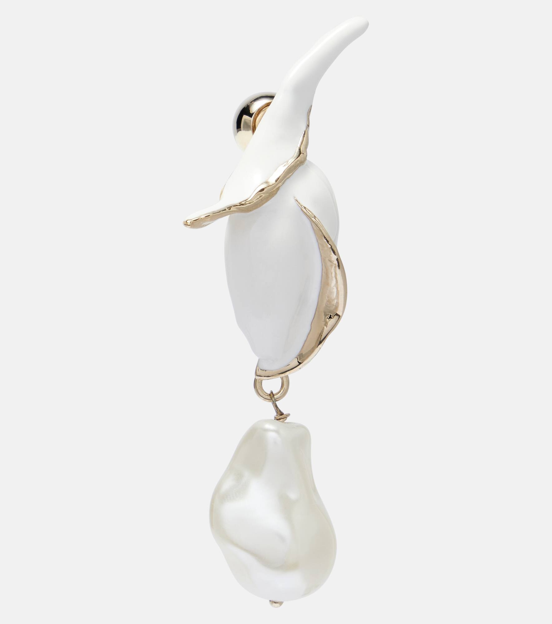 Pearl drop earrings - 2