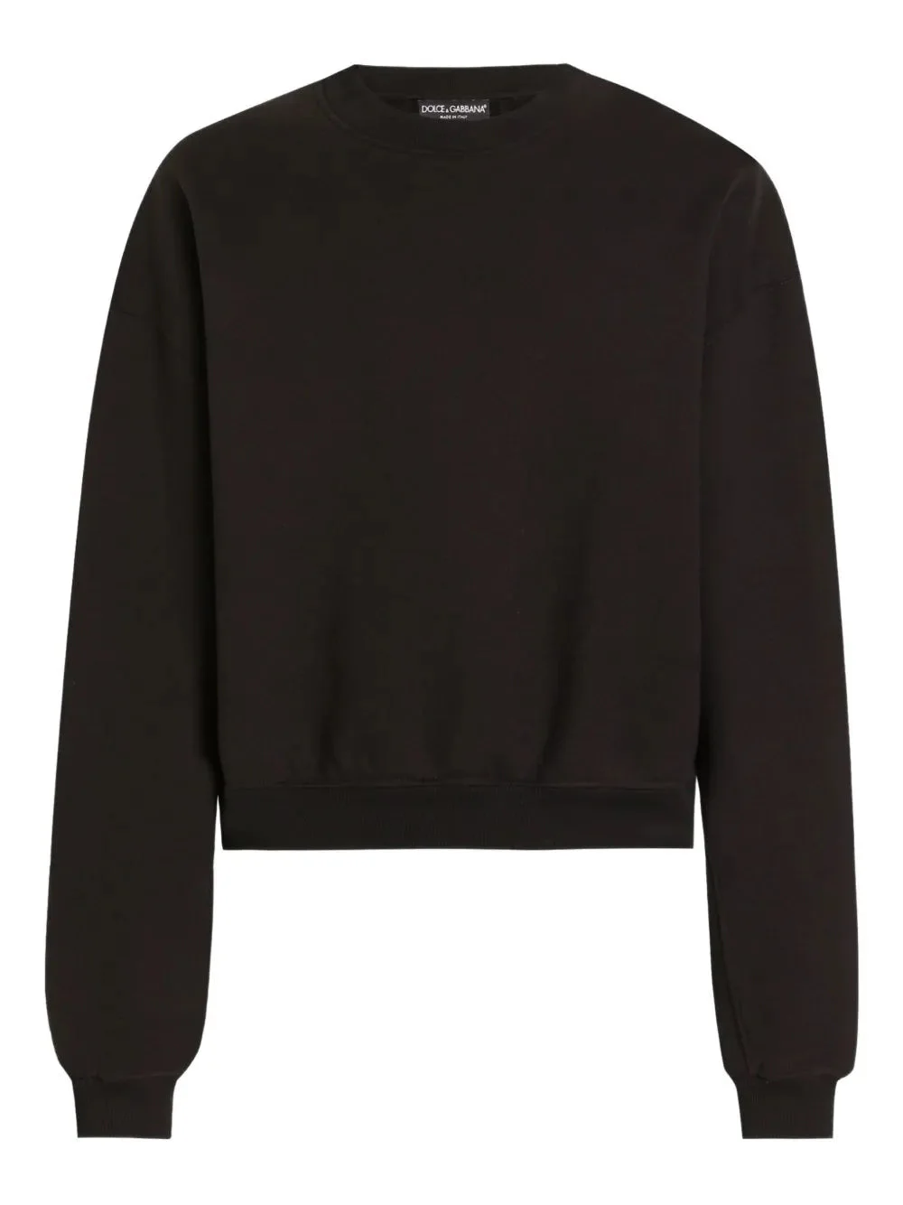 Dolce & Gabbana Men Long-Sleeved Cropped Sweatshirt - 1