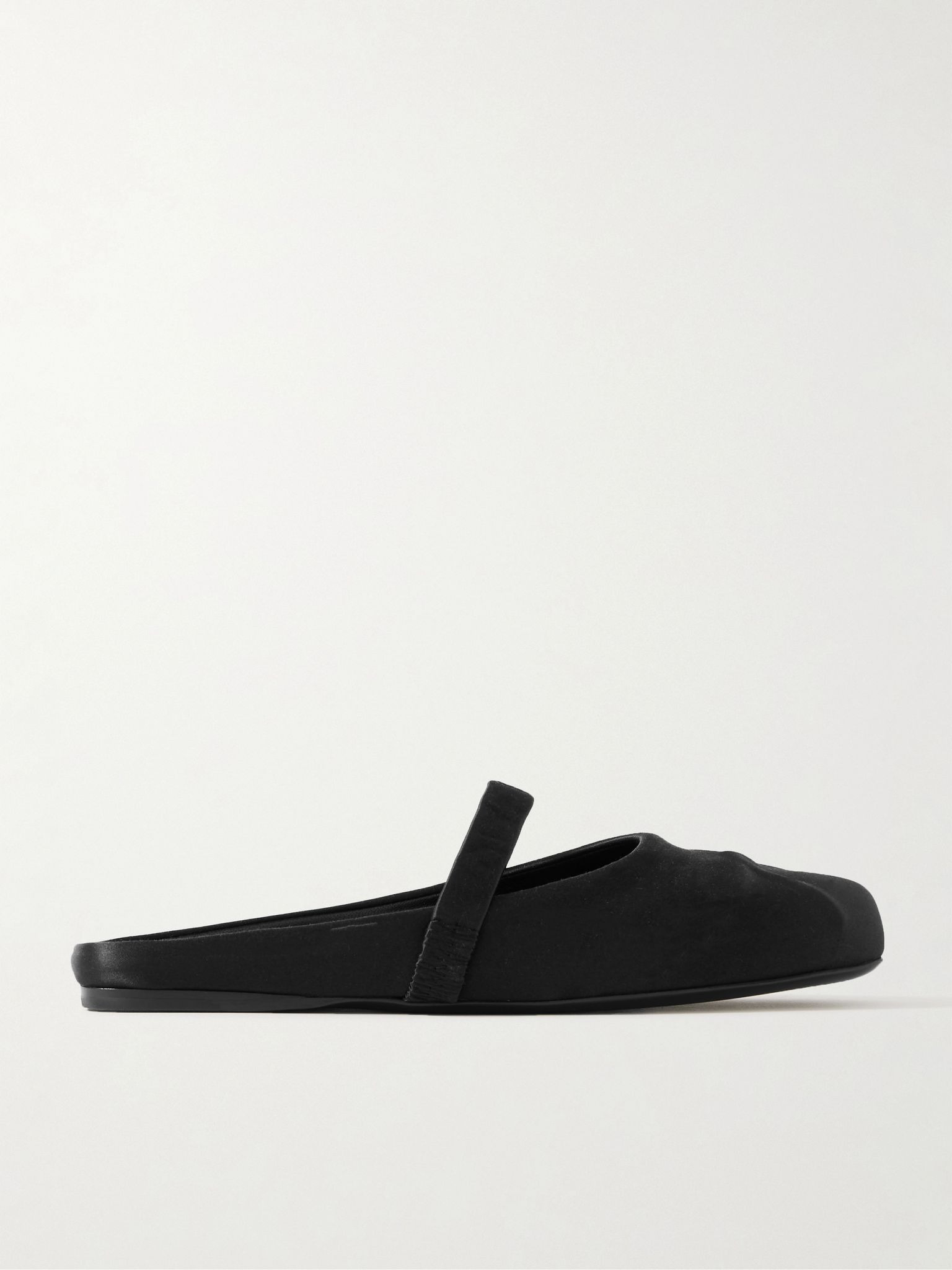 Sabot satin ballet flats Black - 1