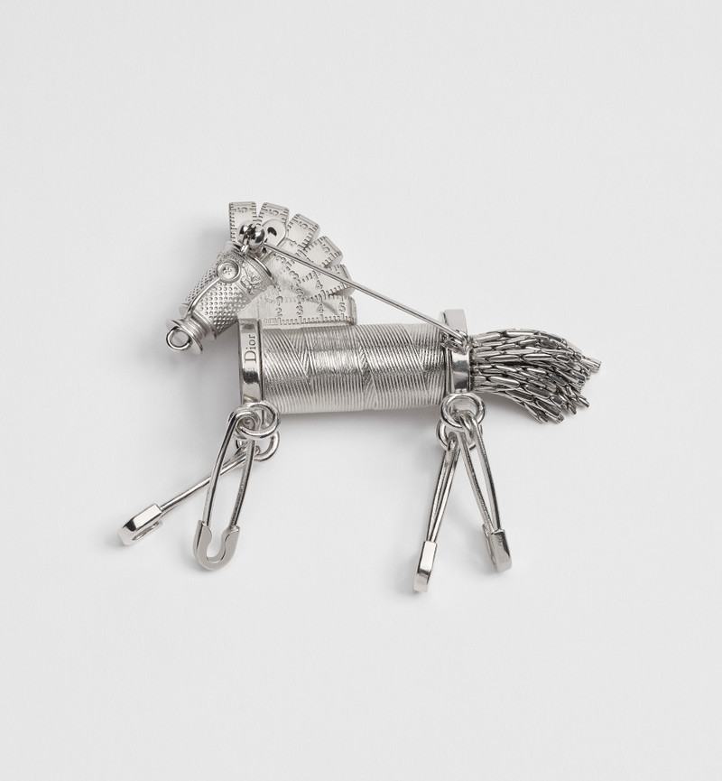 Dior Couture Charms Horse Brooch 4