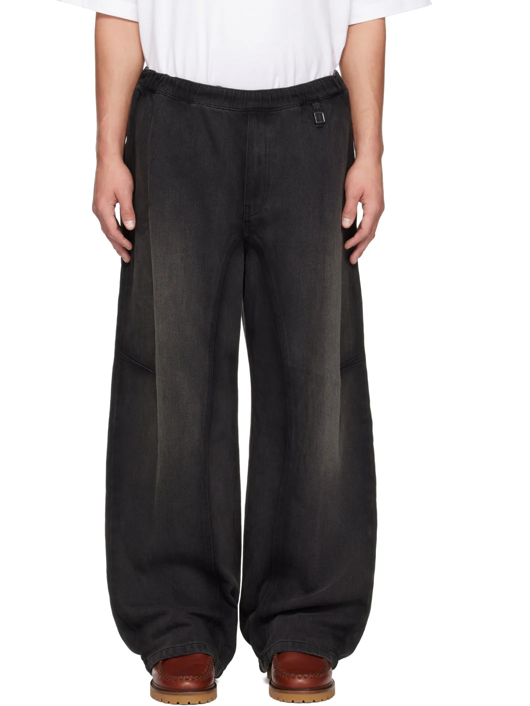 Gray Banding Denim Jeans - 1
