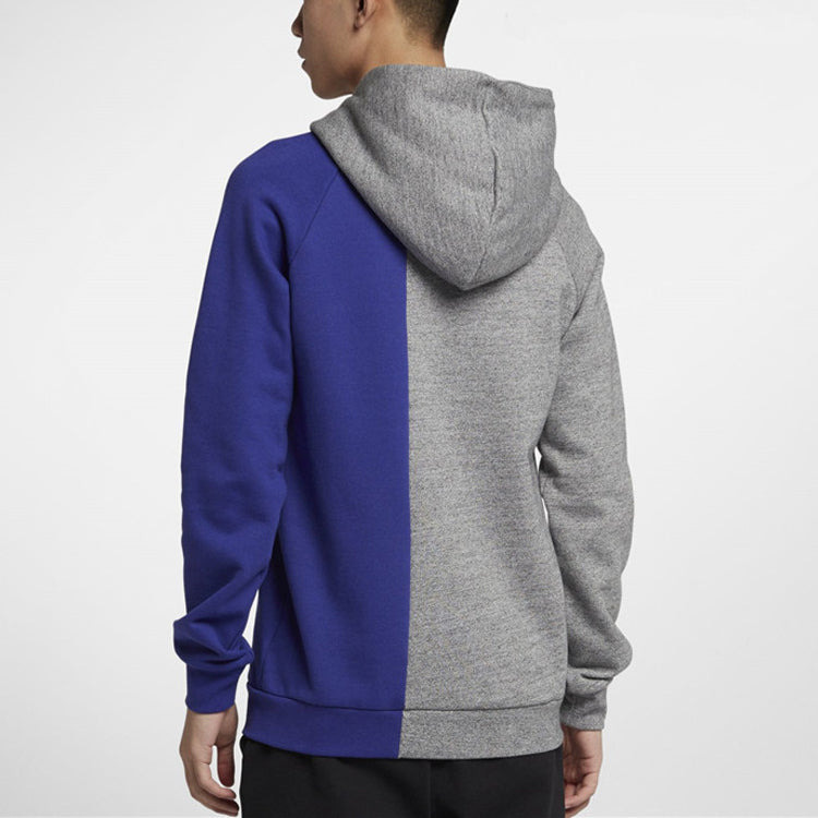 Air Jordan Sportswear Legacy AJ11 Hoodie 'Grey Purple' BQ0188-091 - 4