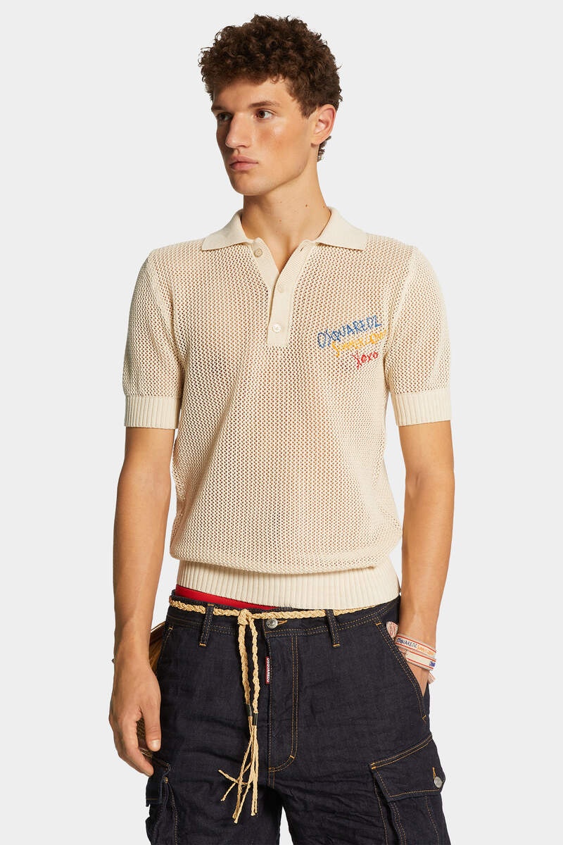 SUMMER LOVERS KNIT POLO - 3
