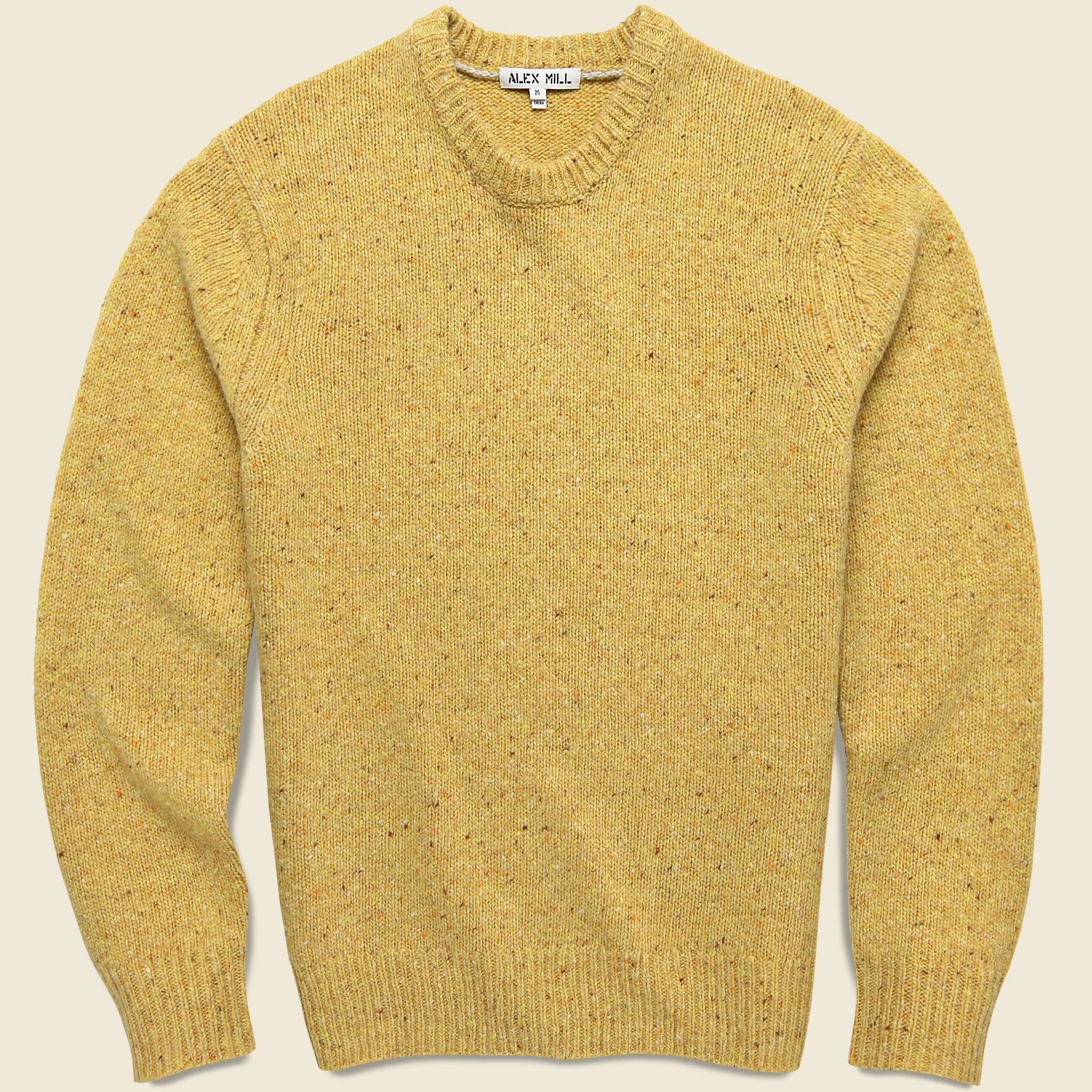 Donegal Wool Sweater - Sunflower - 1