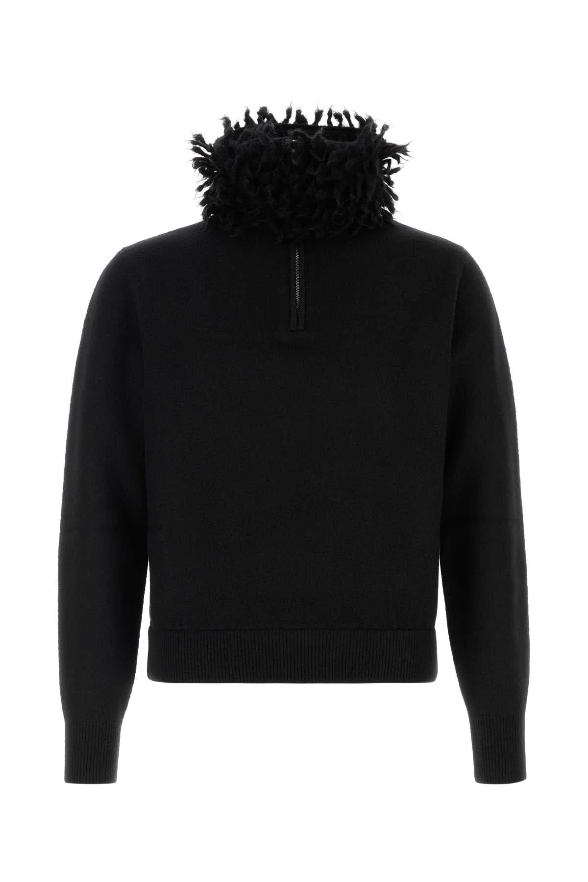 Alexander Mcqueen Men Black Wool Blend Sweater - 1