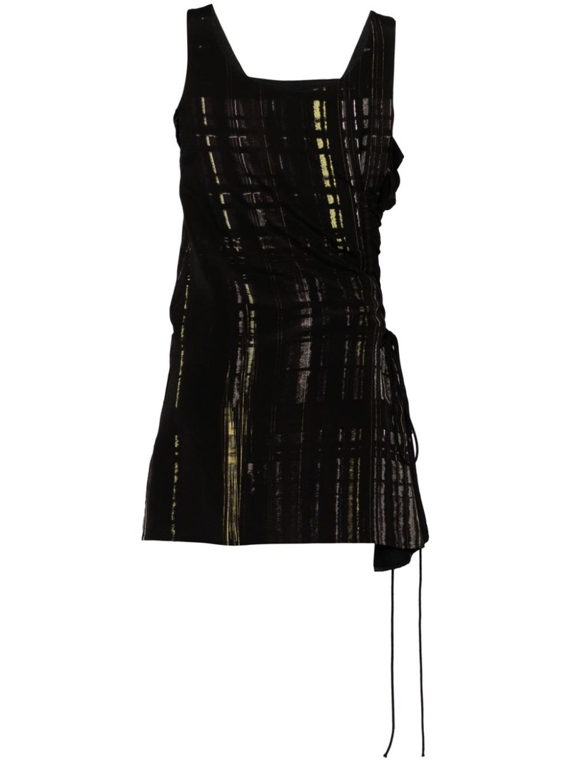Y's lace-up mini dress outlook