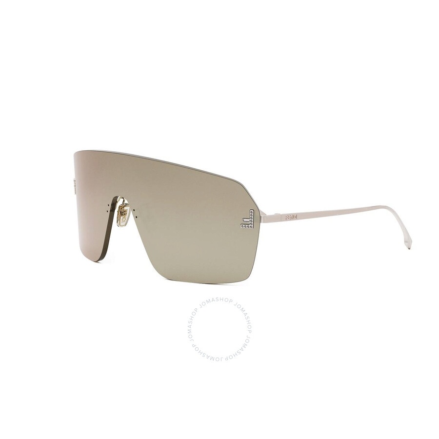 Fendi Gold Shield Ladies Sunglasses FE4121US 28G 00 - 1