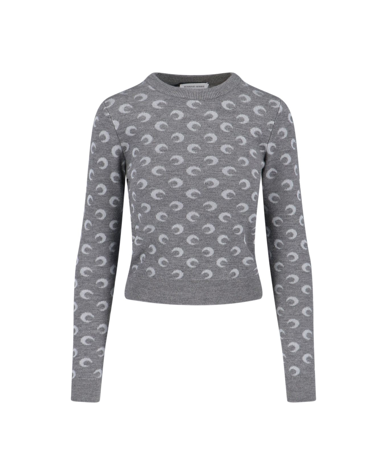 'moon' Logo Sweater - 1