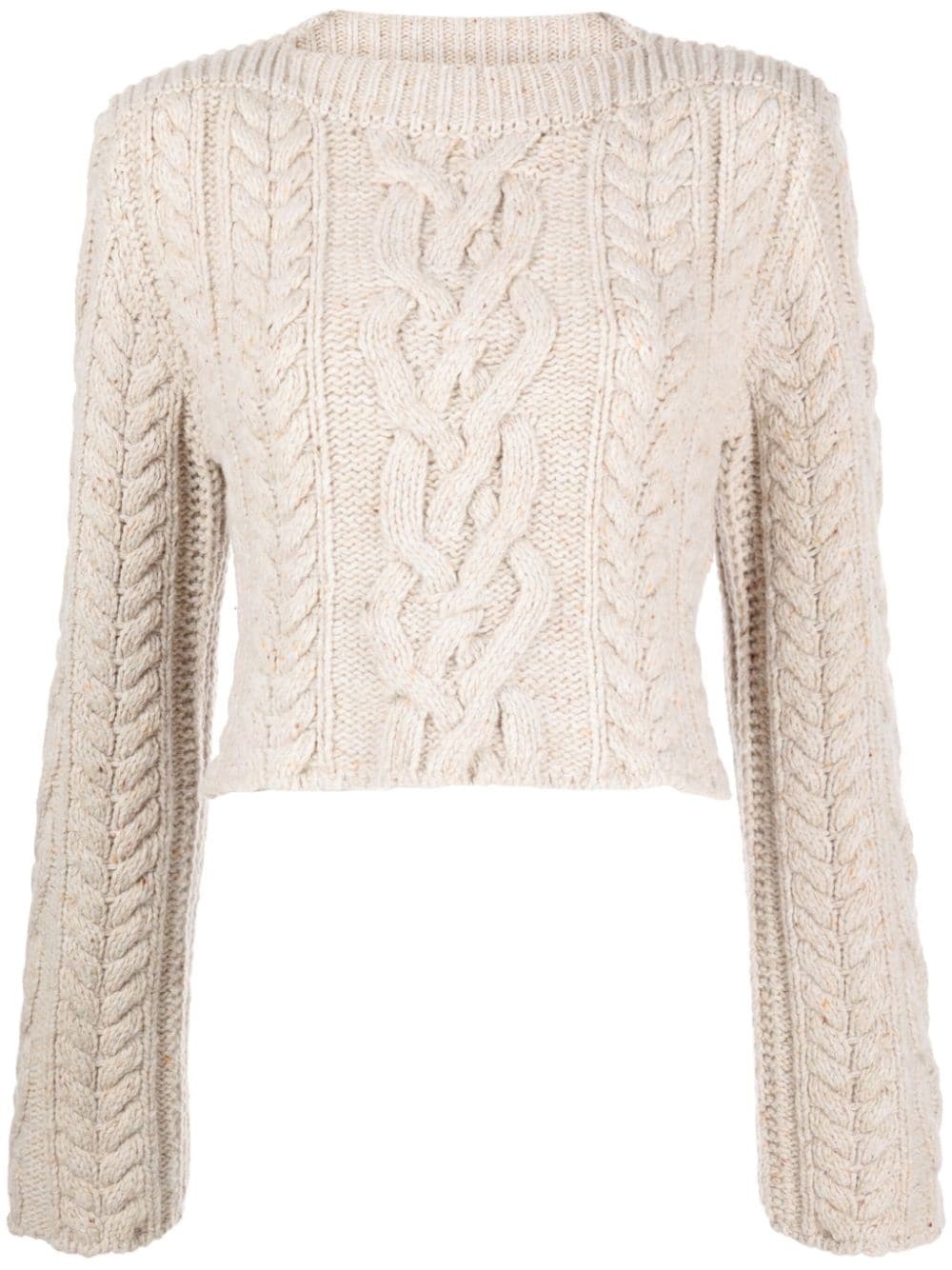 chunky-knit wool blend jumper - 1