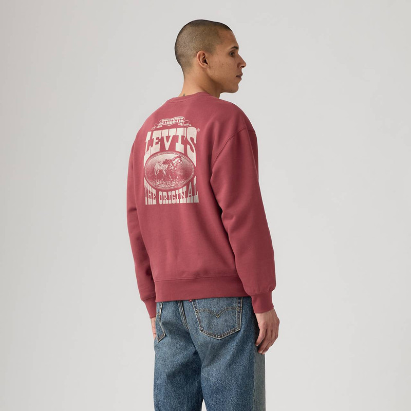 RELAXED GRAPHIC CREWNECK SWEATSHIRT 4