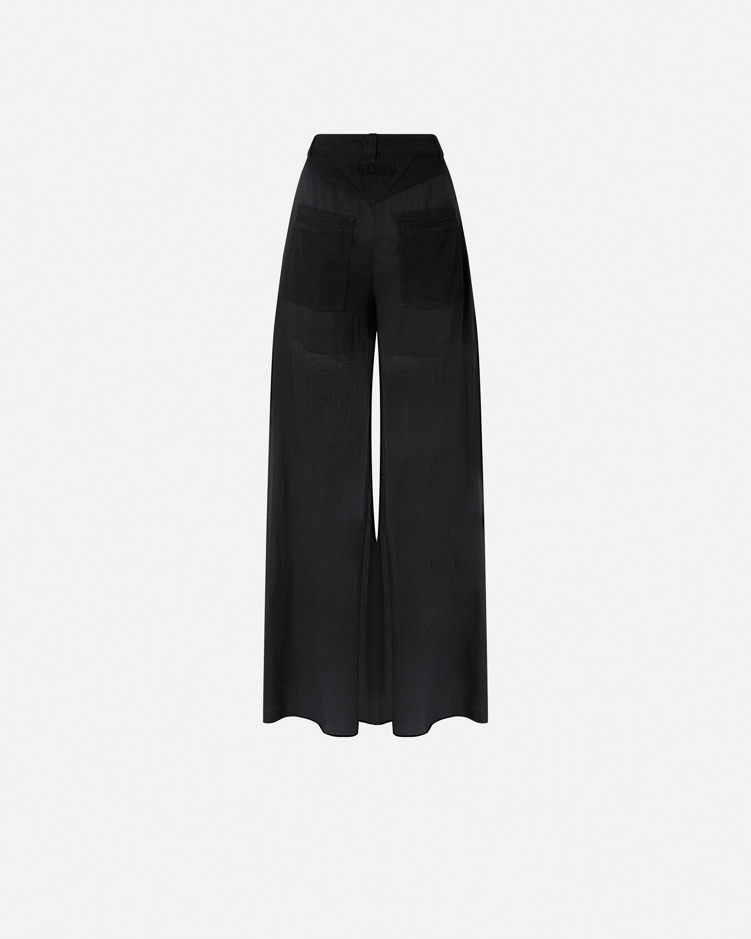 COTTON PALAZZO TROUSERS WITH POCKETS - 2