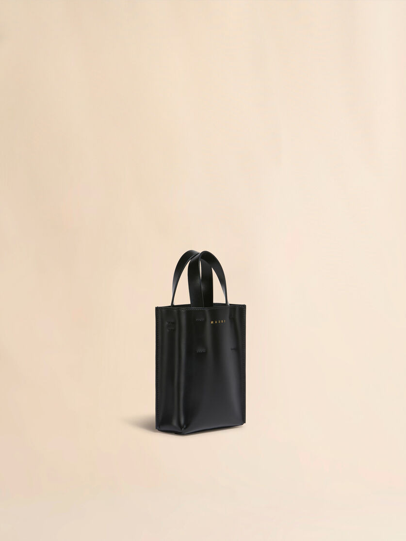MUSEO NANO BAG IN BLACK LEATHER - 6