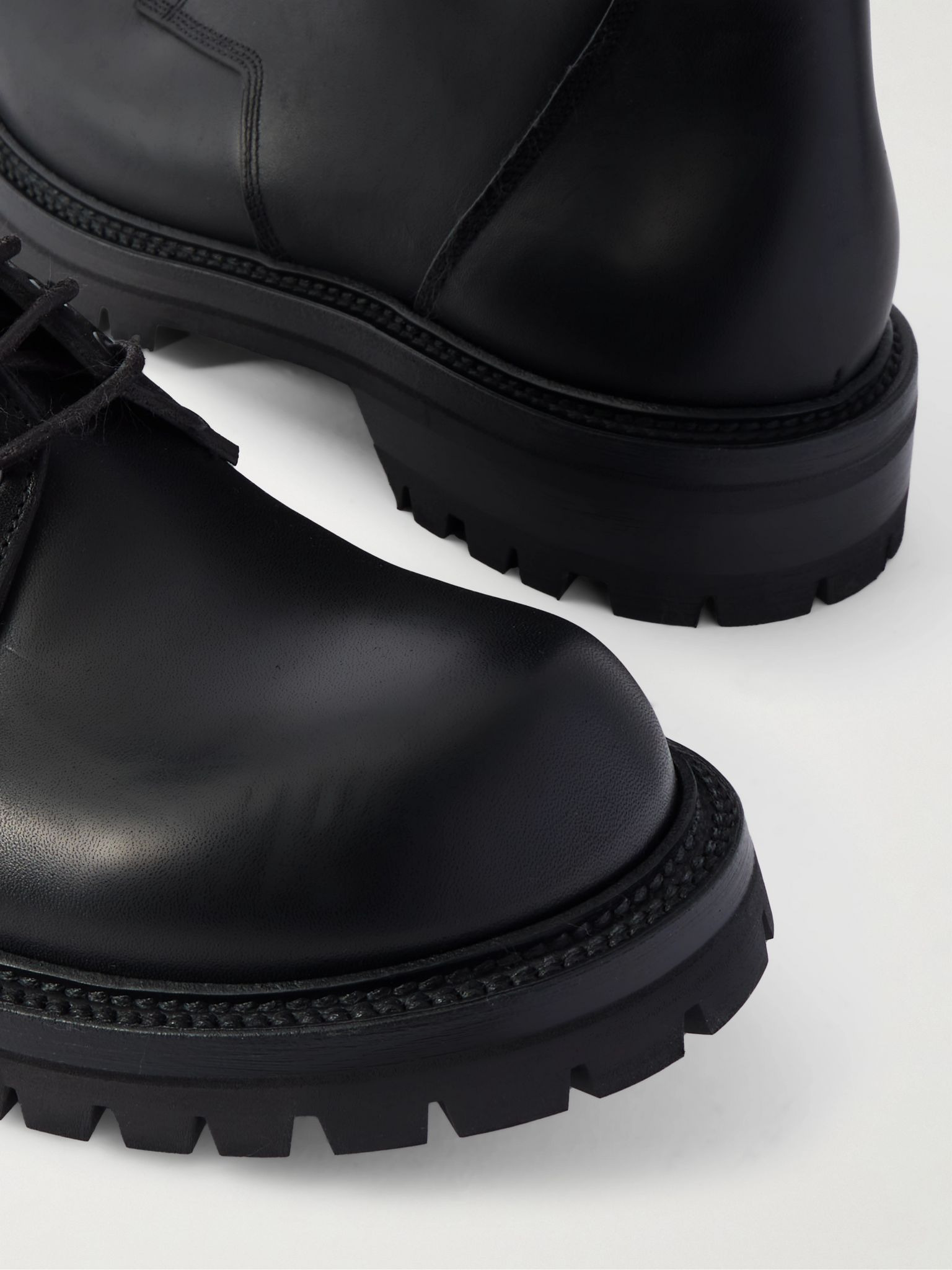 Leather Boots Black - 5