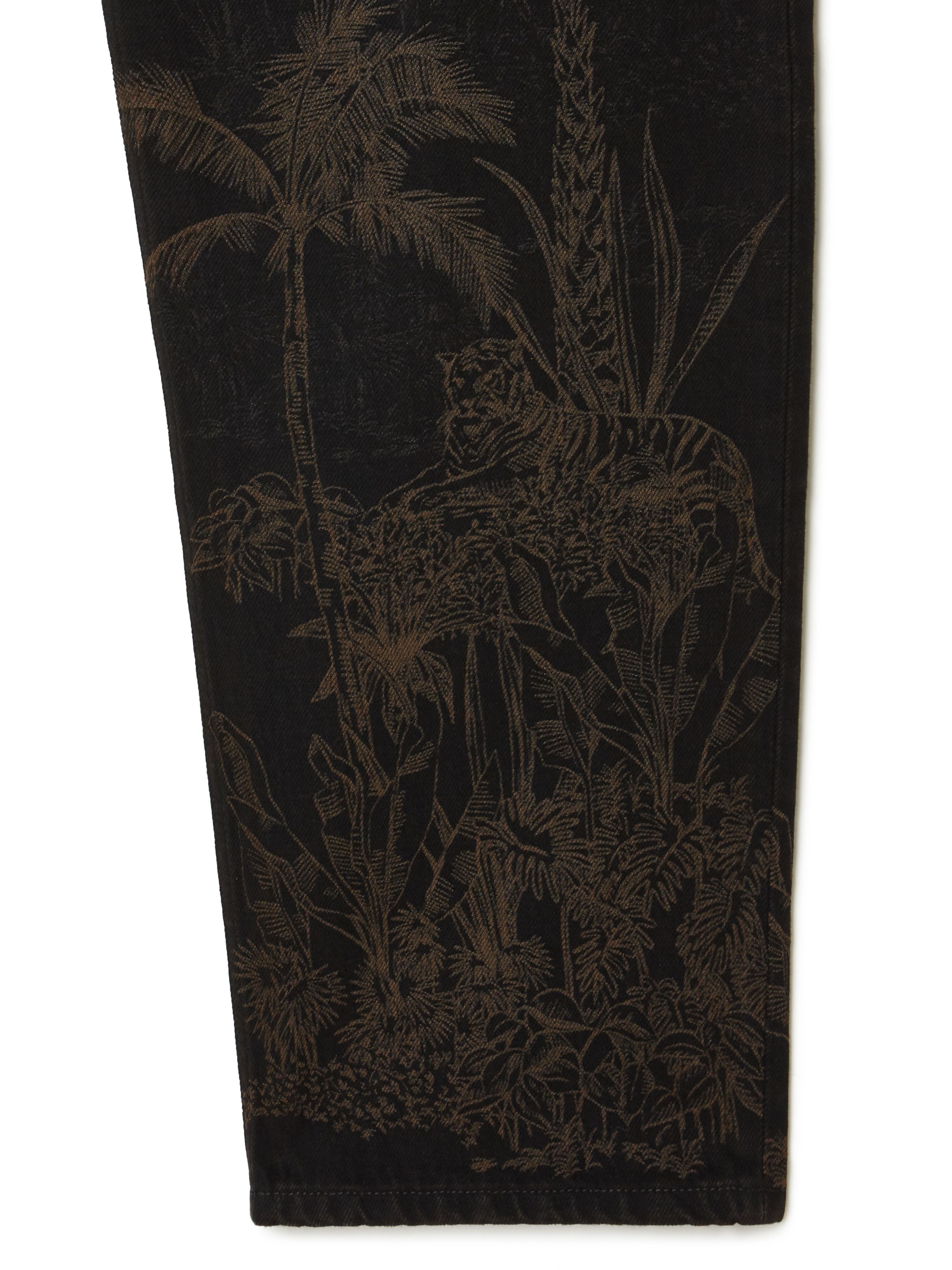 Jungle Toile De Jouy Denim Pants - 7