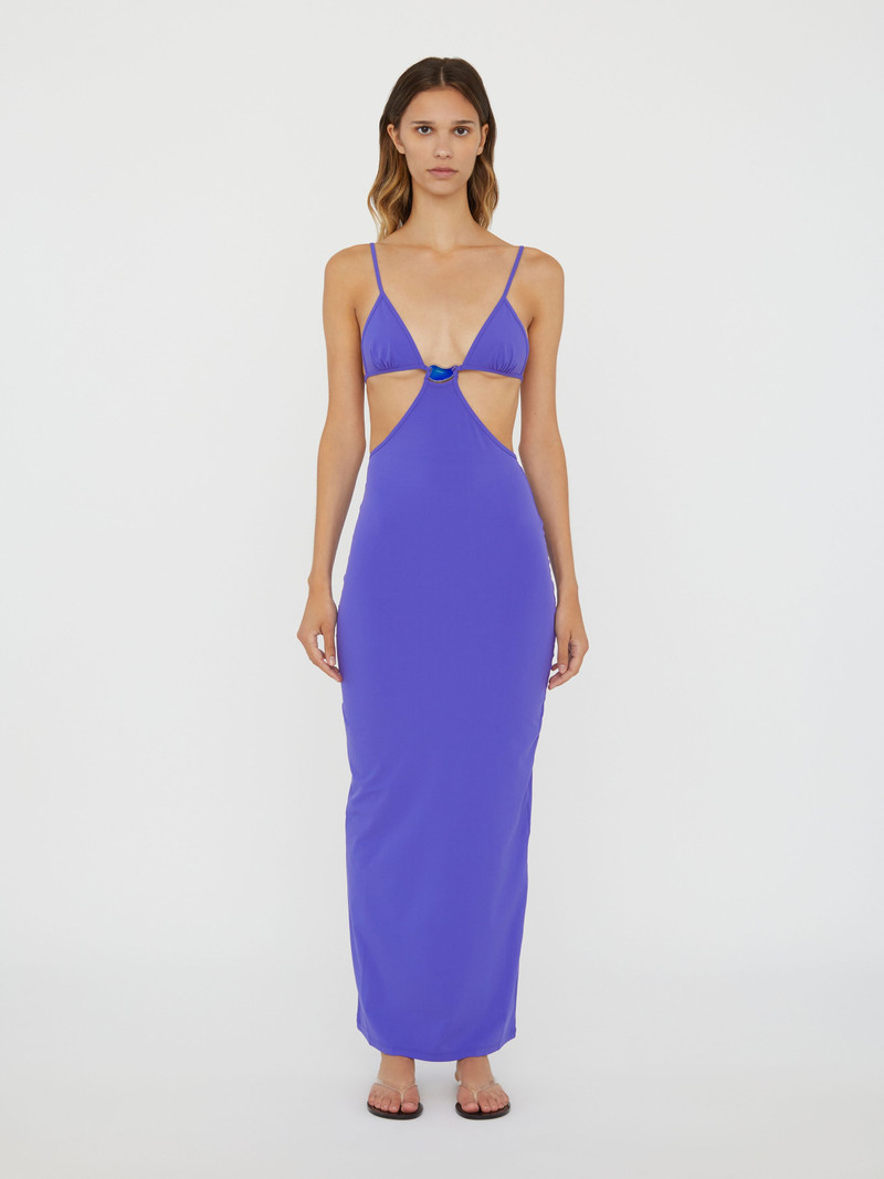 Moodstone Cutaway Lycra Dress 1