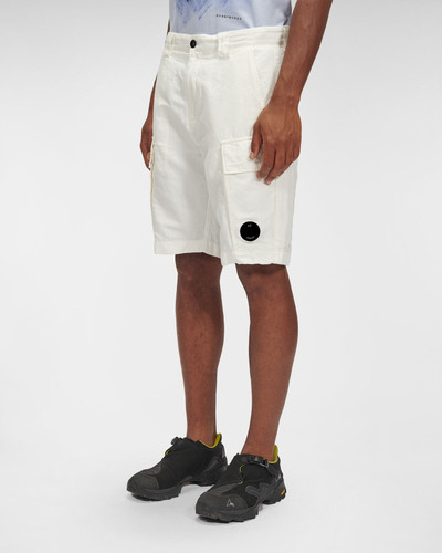 C.P. Company Cotton/Linen Cargo Shorts outlook