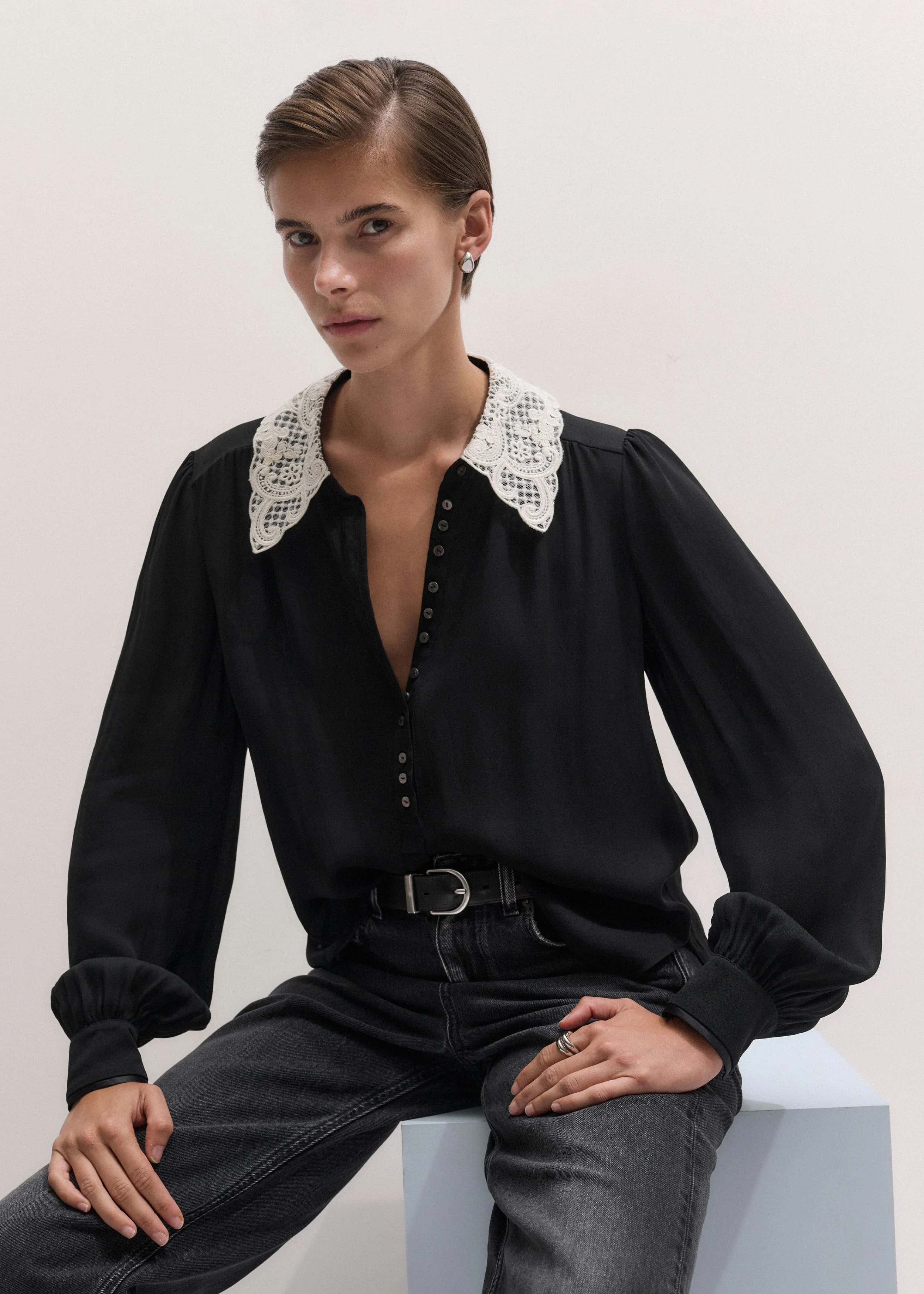 Straight Blouse - 1