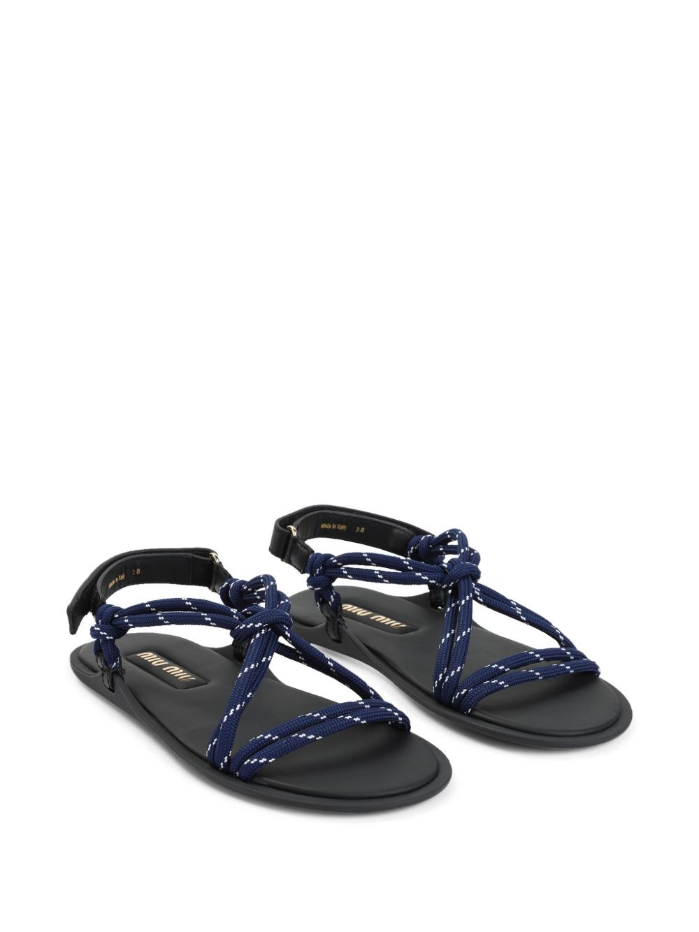 rope flat sandals - 2