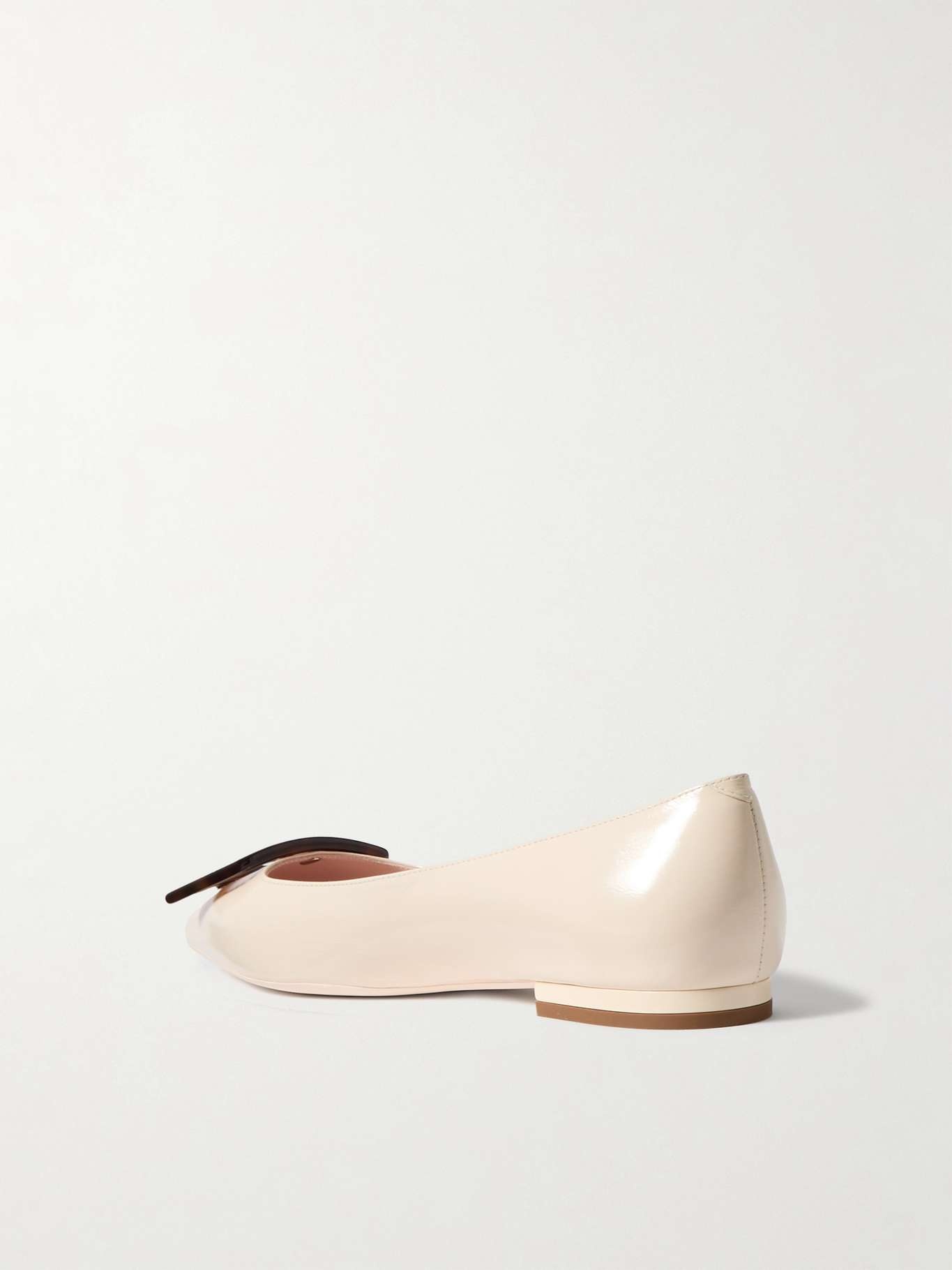 Gommettine patent-leather point-toe flats - 3