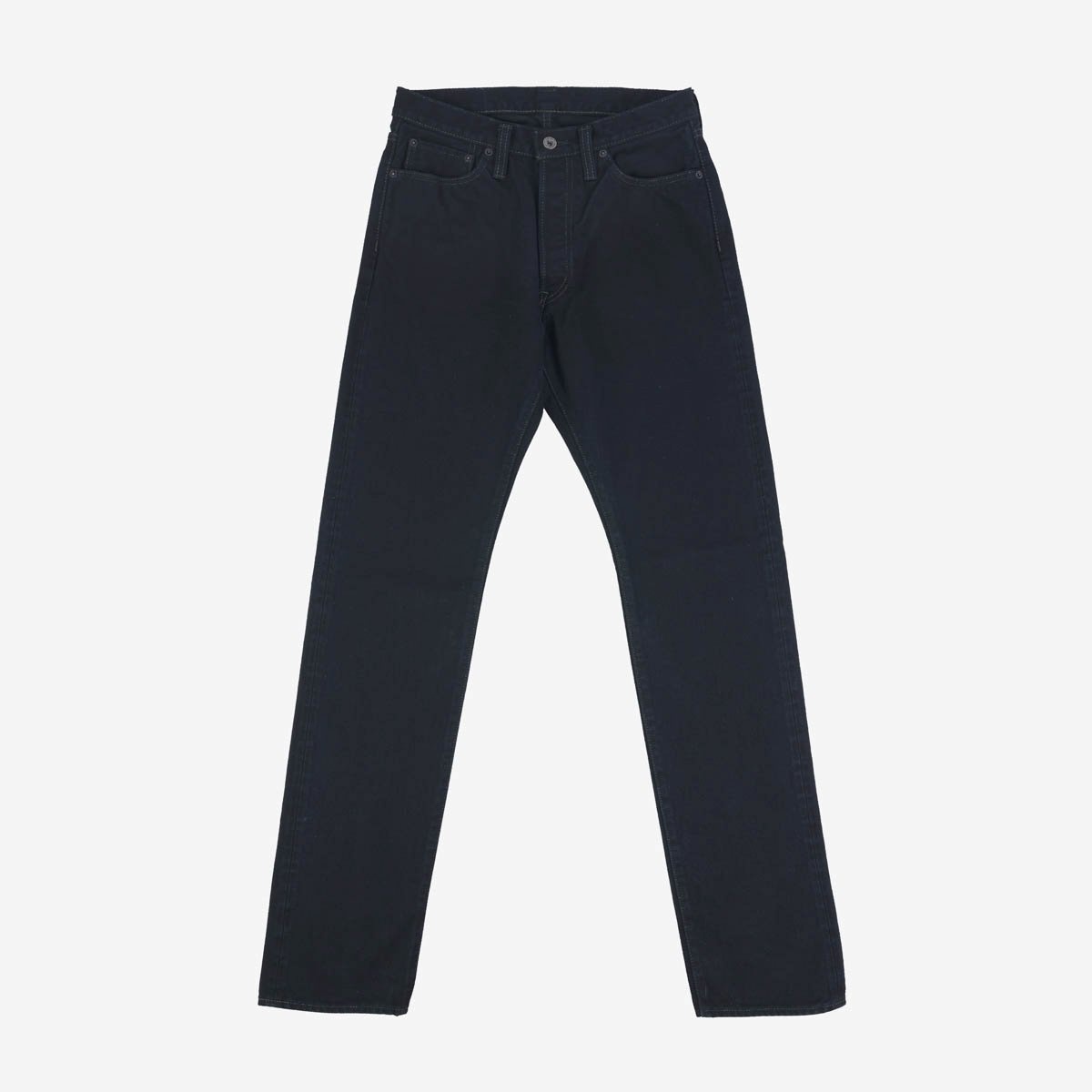 14oz Selvedge Denim Straight Cut Jeans - Indigo/Black