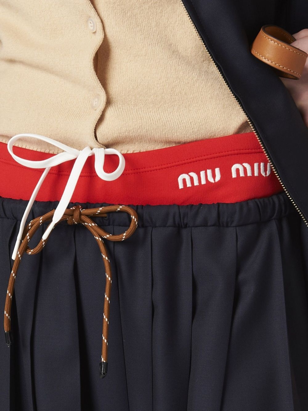 pleated midi skirt - 5