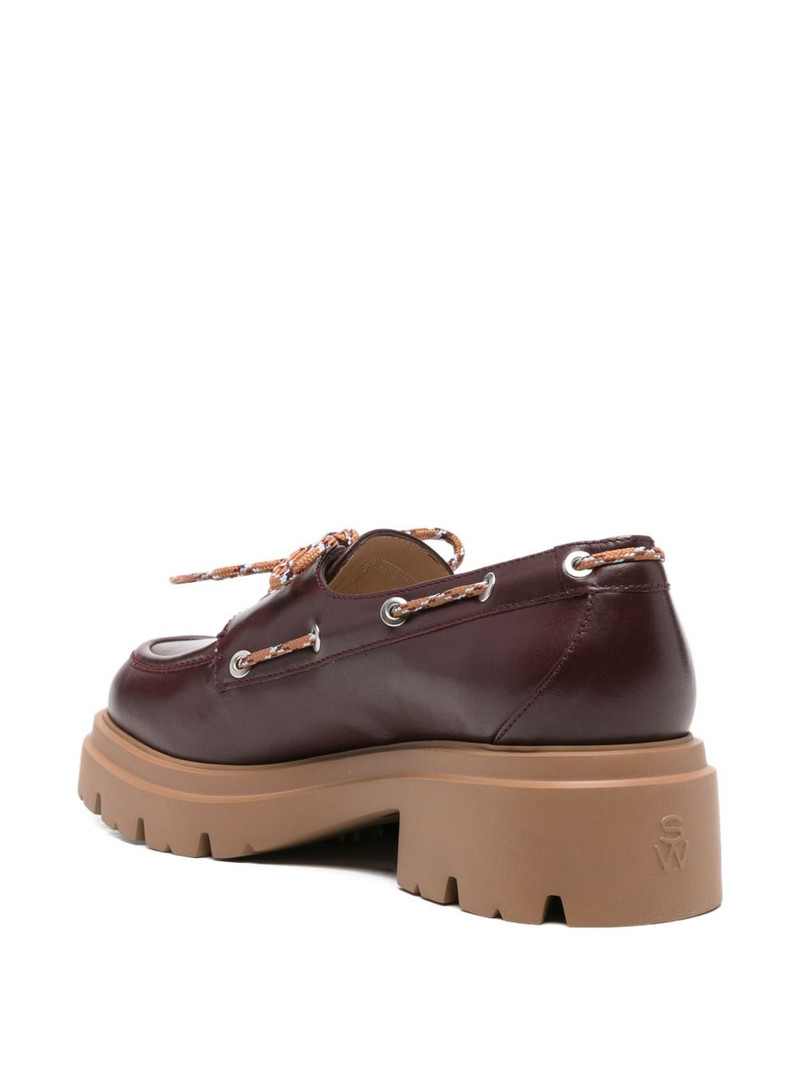chunky leather boat shoes 3