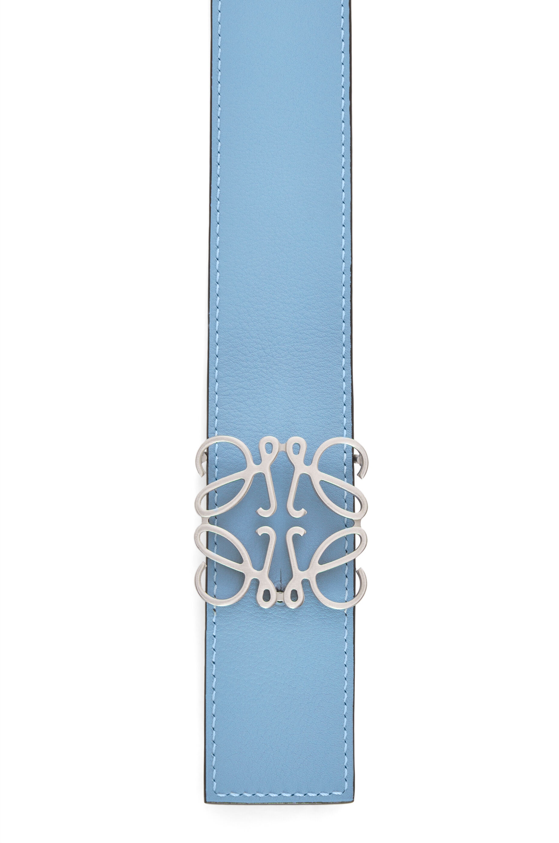 Reversible Anagram belt in soft grained calfskin - 3