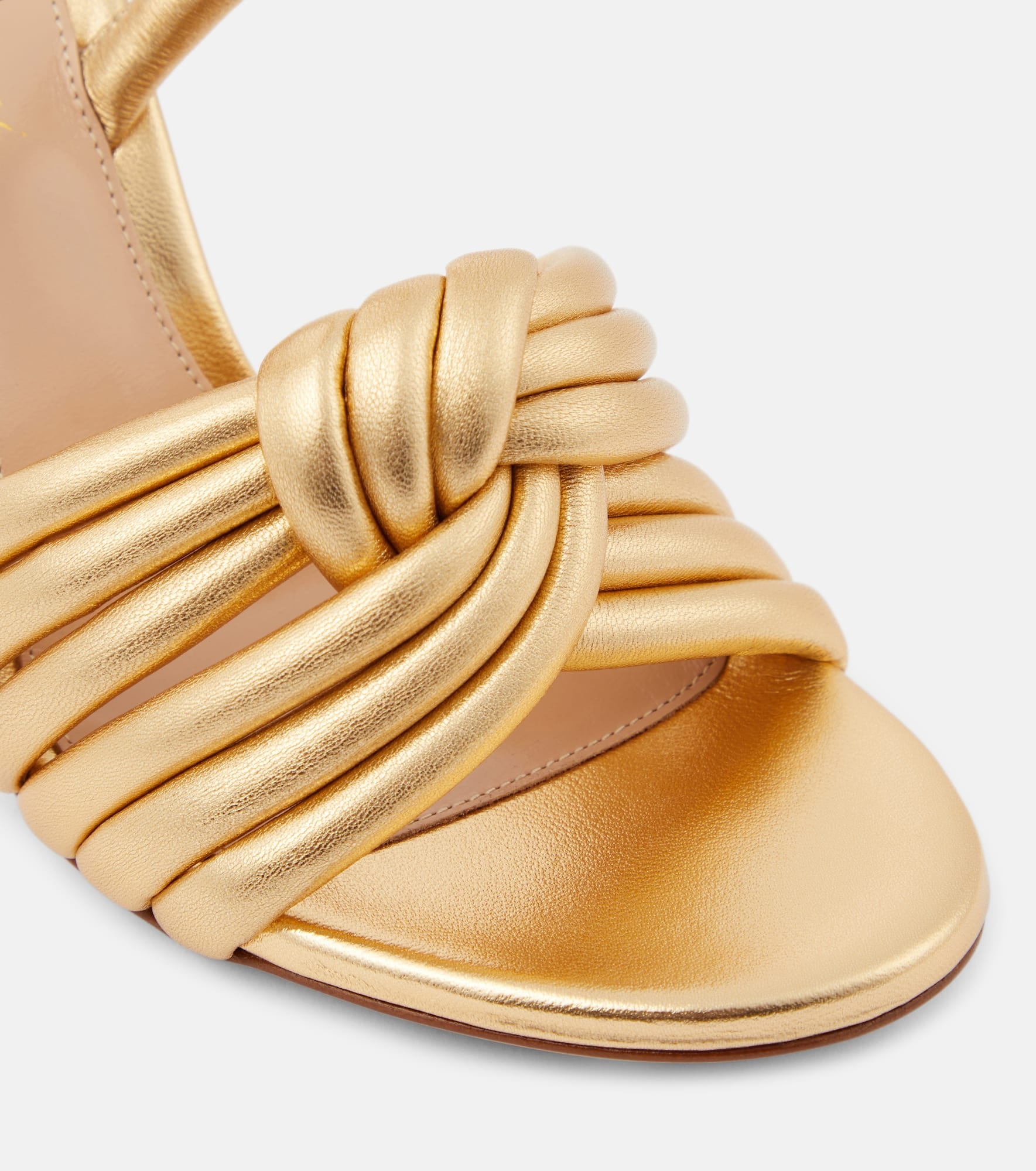 Ottavia metallic leather sandals - 6