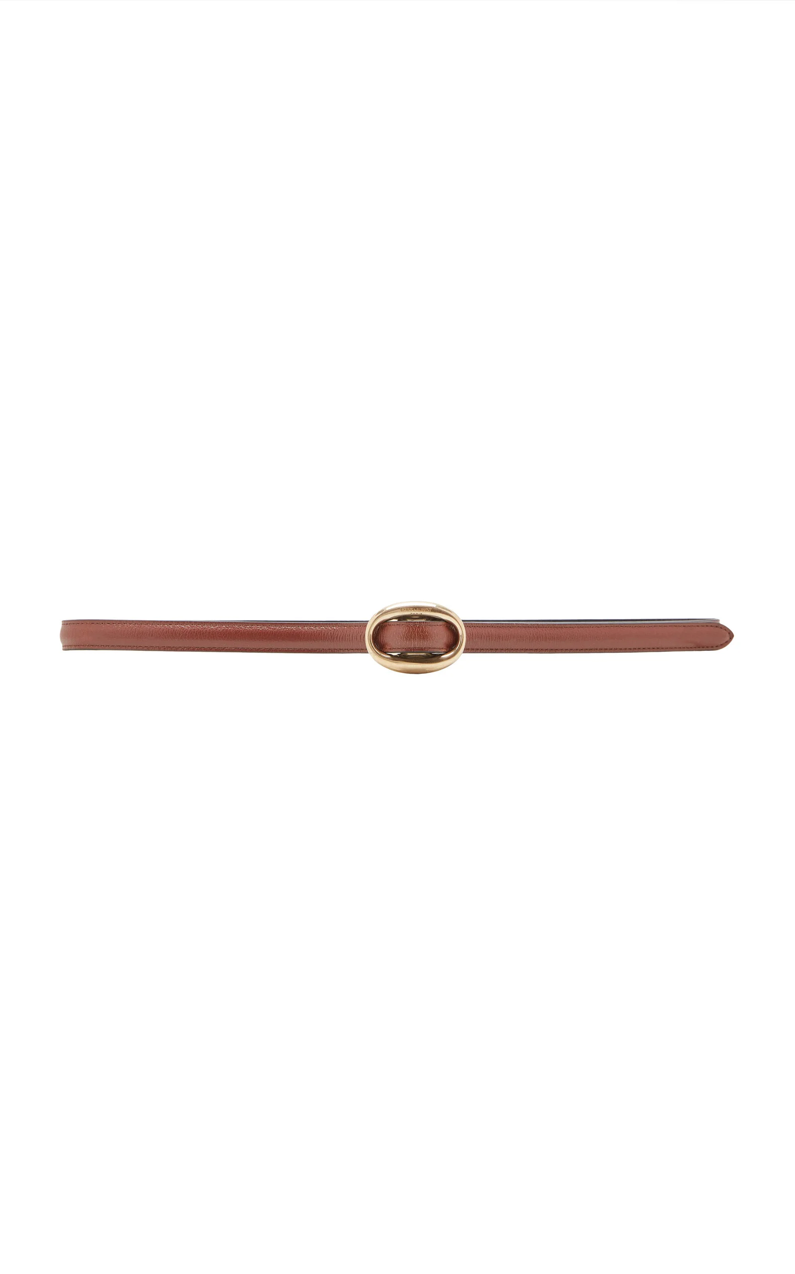 Thin Reversible Leather Belt - 1
