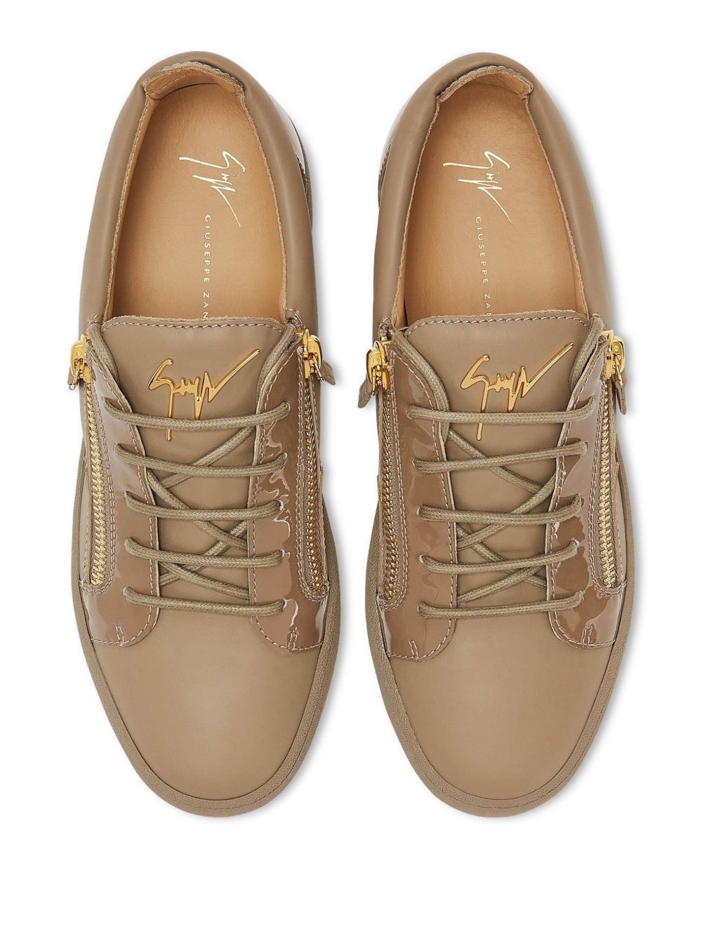 Frankie zip-detail trainers - 4