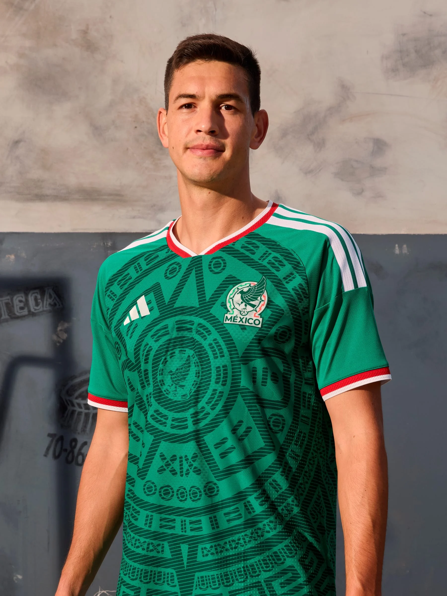Mexico 26 Home Authentic Jersey - 1