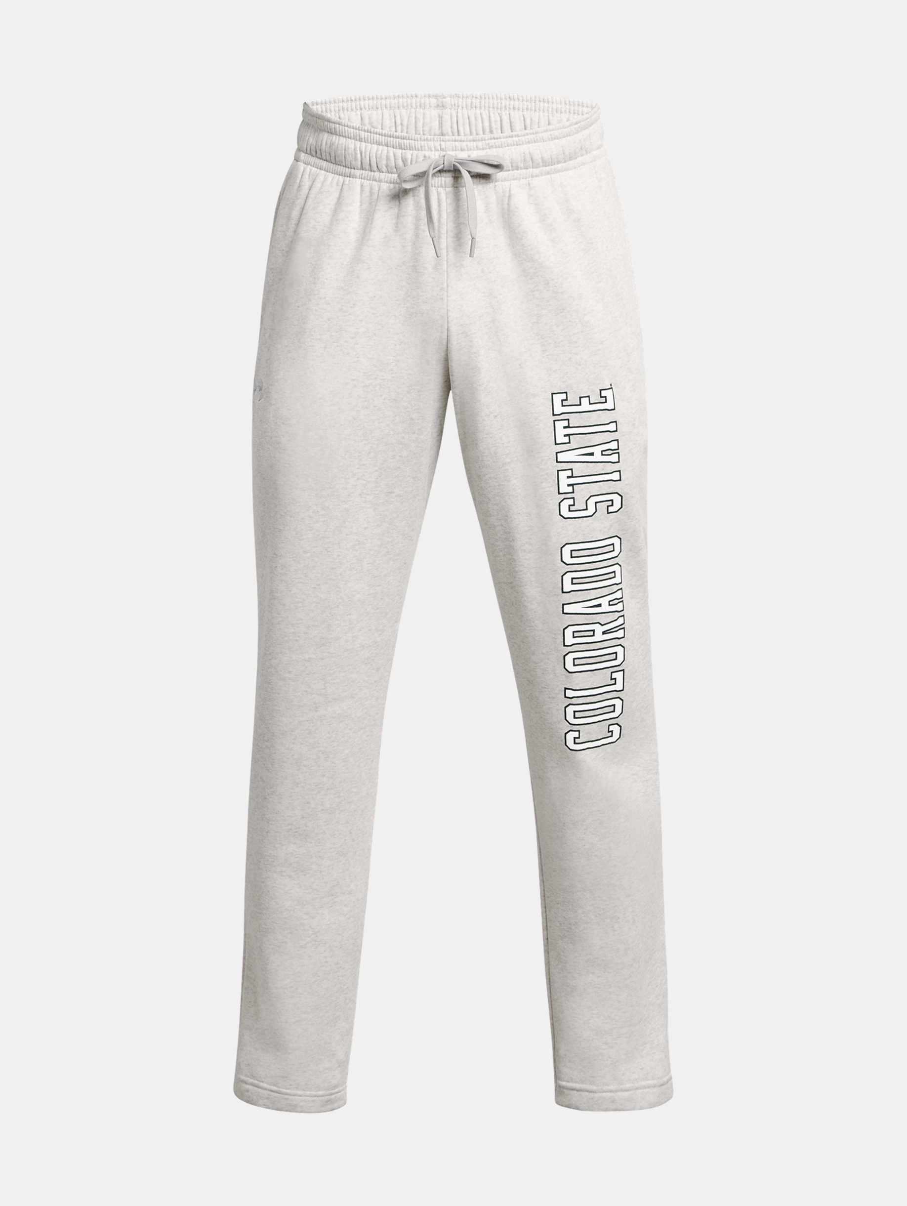 Men's UA Rival Fleece Collegiate Open Bottom Pants - 1