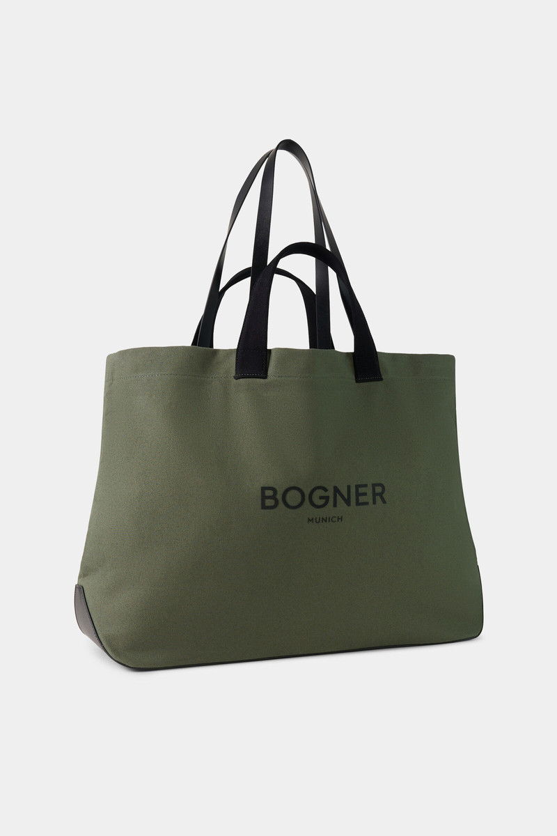 BOGNER Totebag Curio Ambre in Olive green outlook