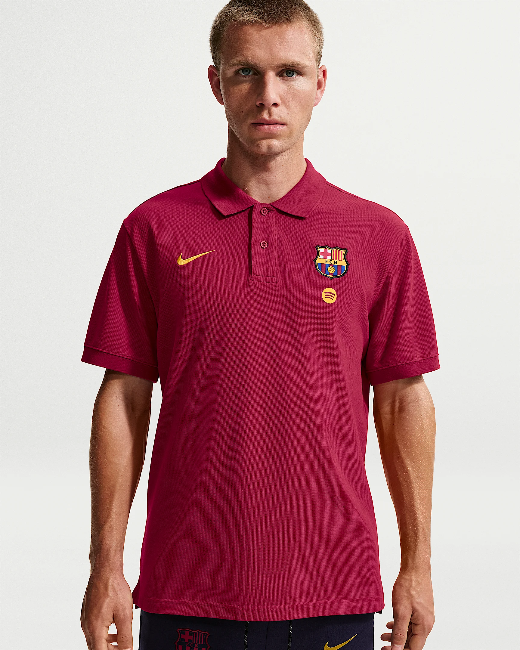 FC Barcelona Club Men's Nike Soccer Polo - 1