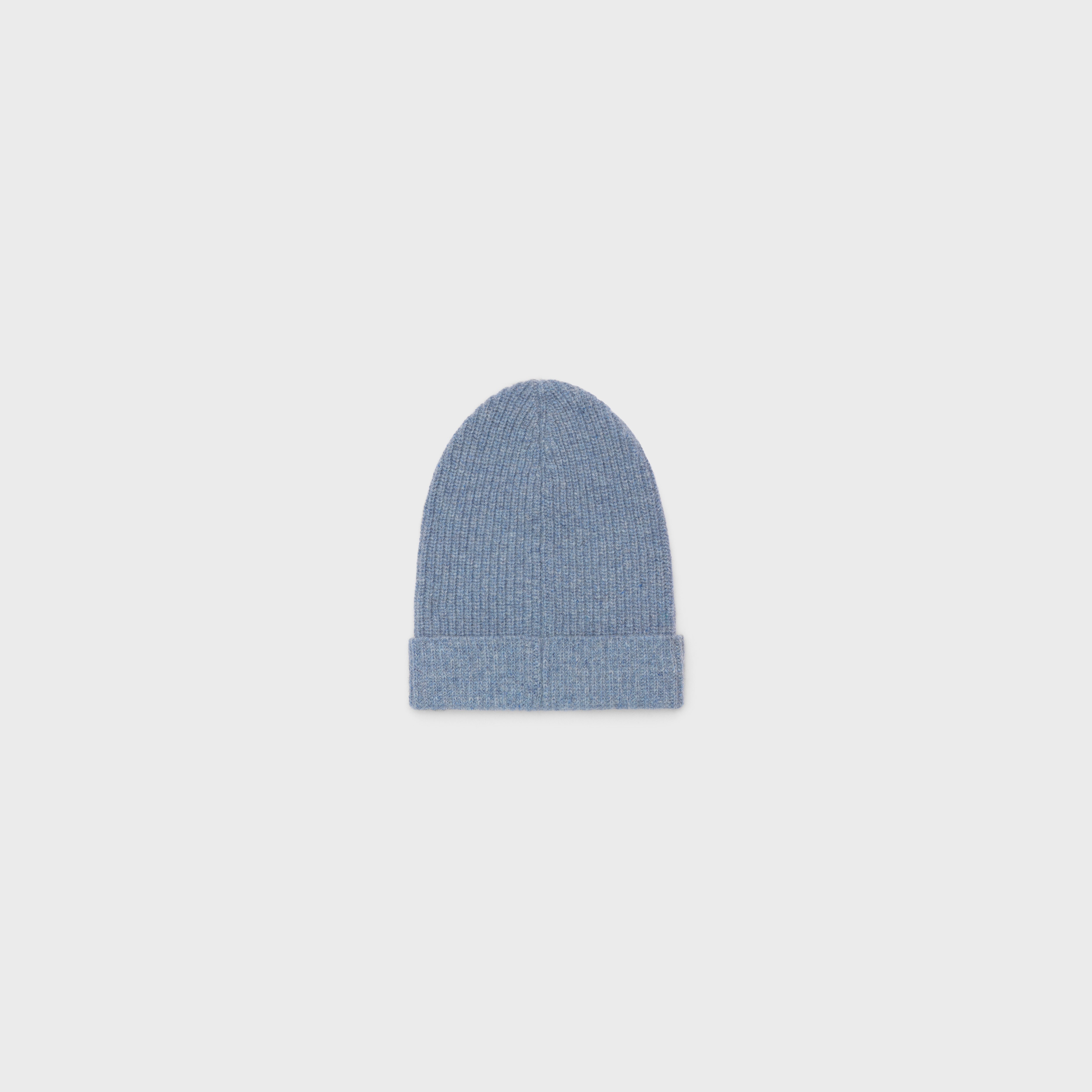 CELINE BEANIE IN BRUSHED SHETLAND WOOL - 2