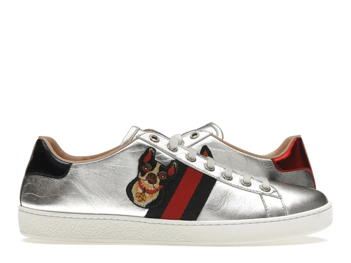 Gucci Ace Year of the Dog Silver (Women's) - 1
