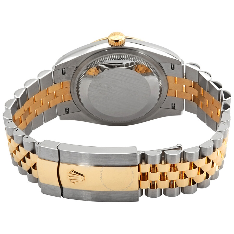 Rolex Datejust 36 Olive Green Diamond Dial Men's Stainless Steel and 18kt Yellow Gold Jubilee Watch  - 3