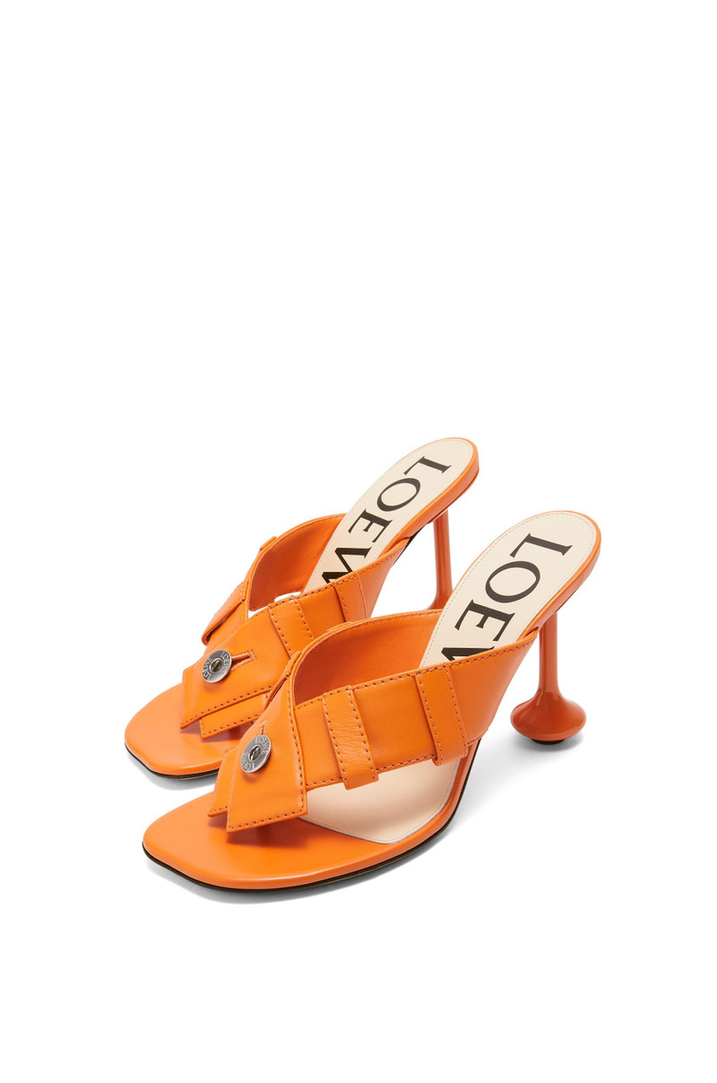 Toy Panta toe post heel sandal in lambskin 3