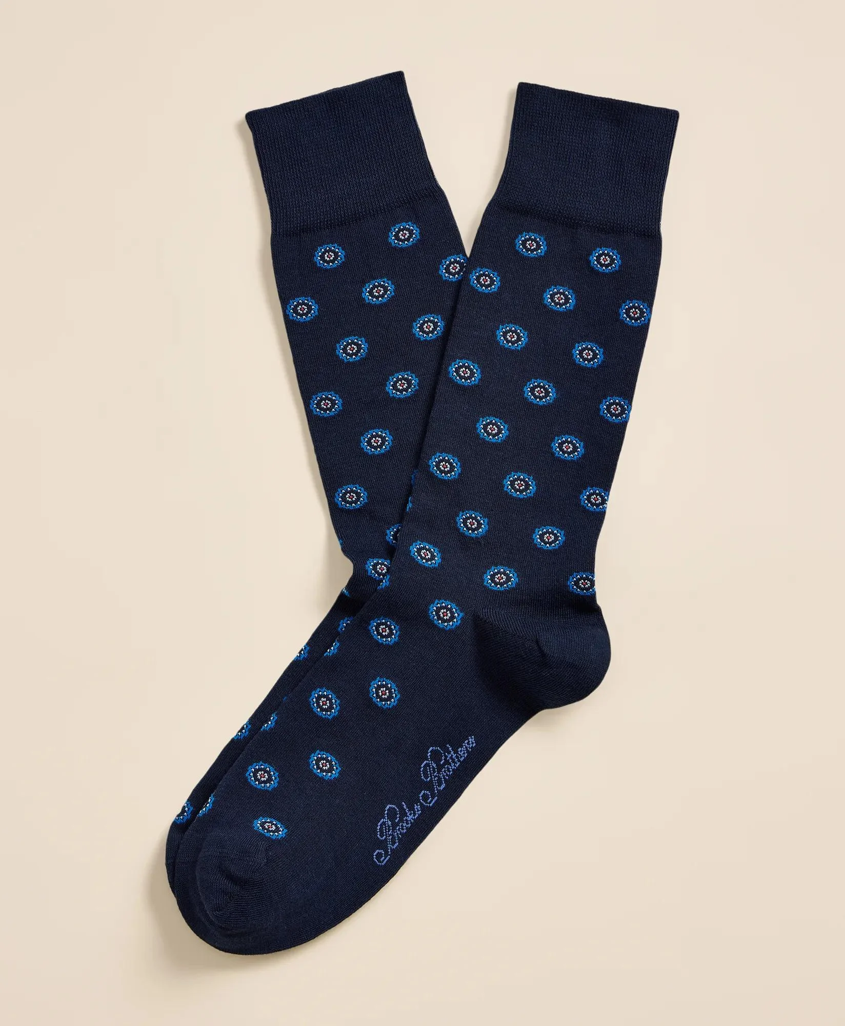 Cotton-Blend Floral Socks - 1