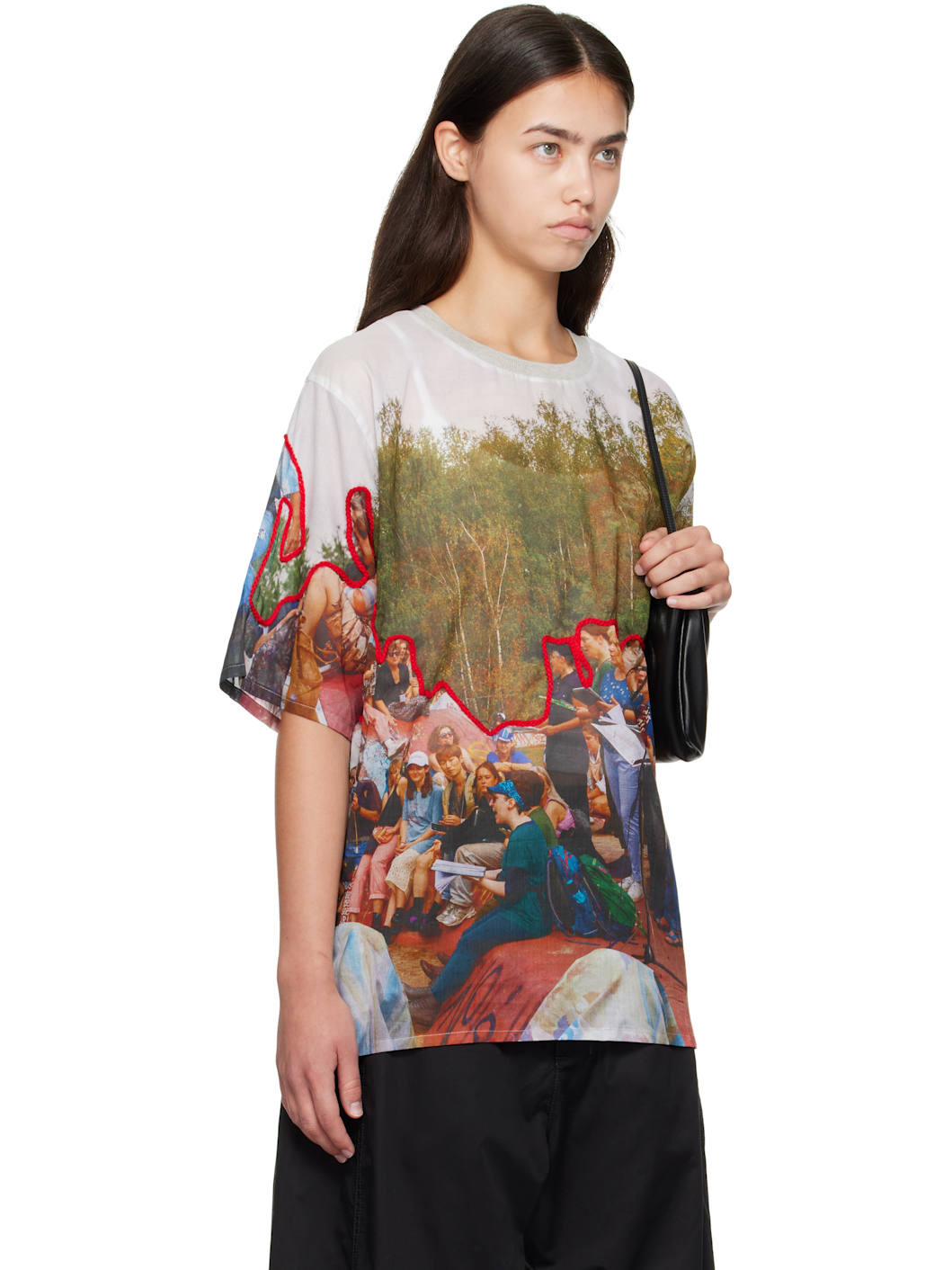 Multicolor Embellished Holidaychorus T-shirt - 2