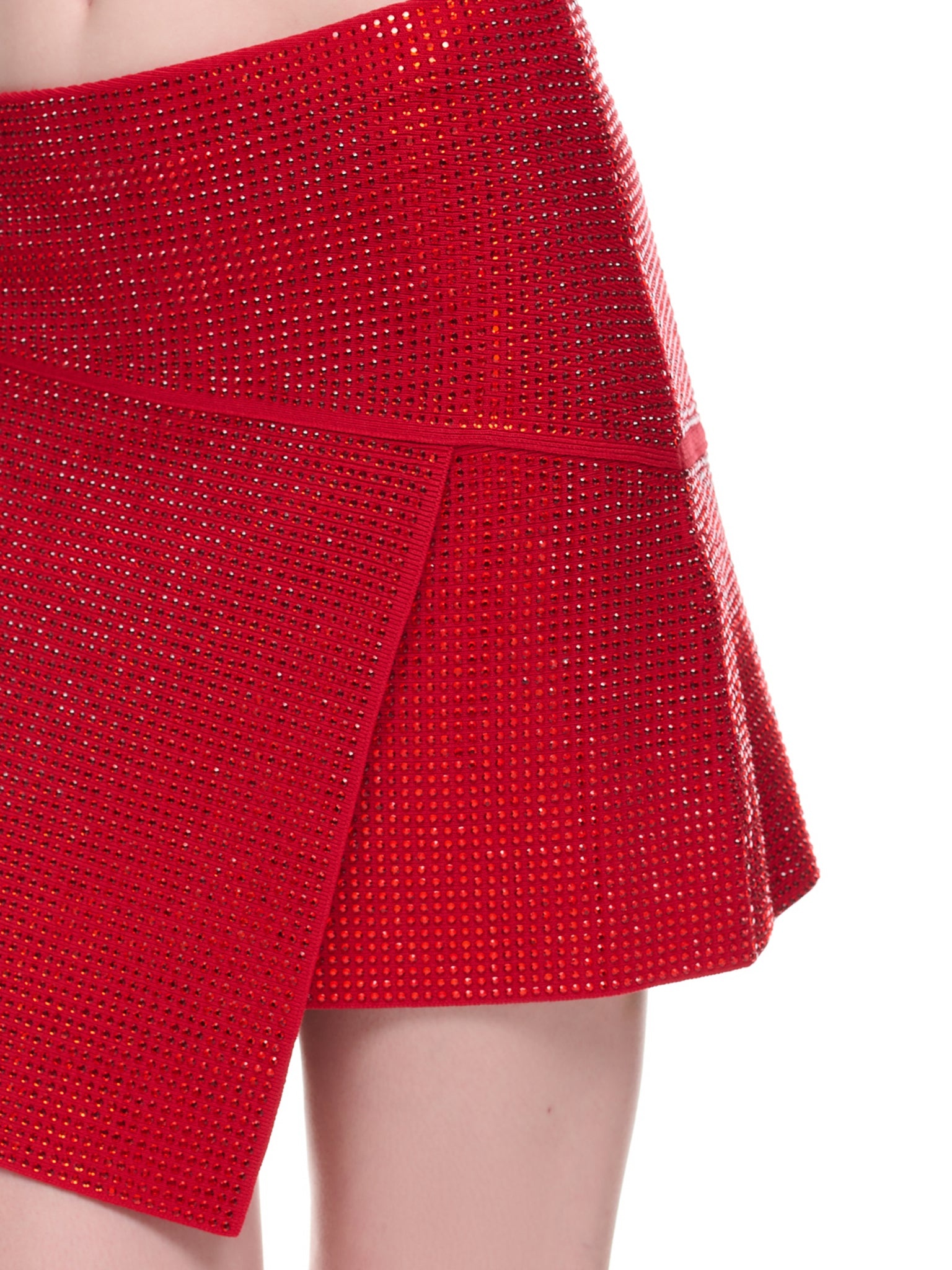 Strass Mini Skirt - 4