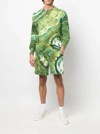 AMIRI tie-dye cashmere jumper outlook