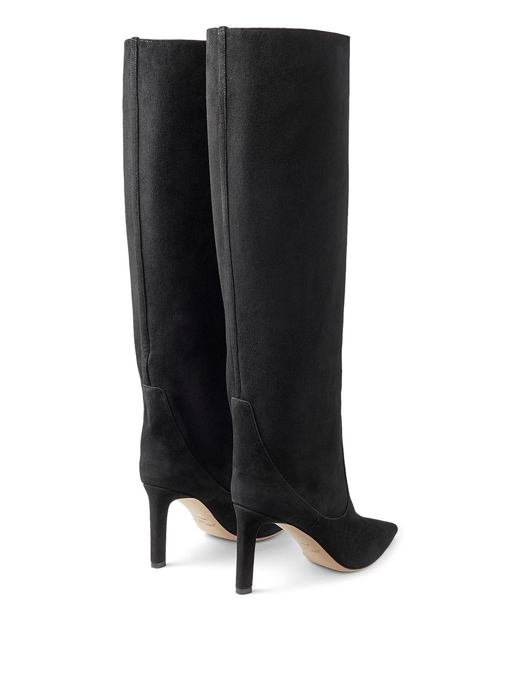 pointed toe leather boots - 3