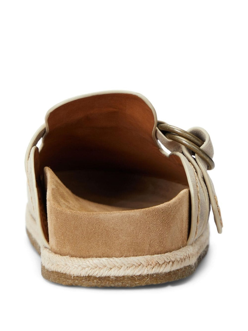 Turbach shearlnig-lined suede clogs 3