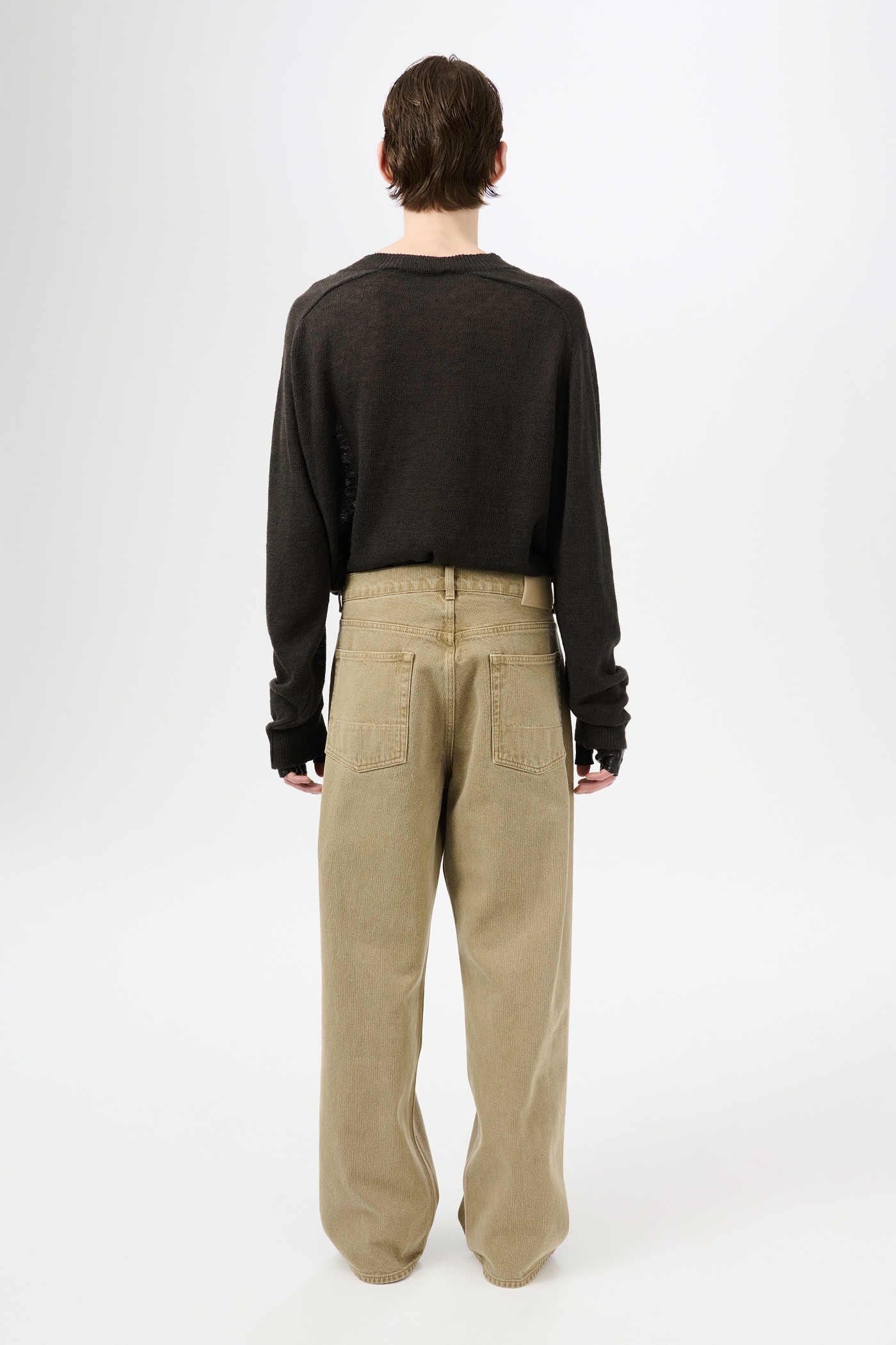 Third Cut Jeans Dry Grass Chain Twill - 5